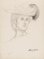 Femme au chapeau (Mme Flore Deschamps )