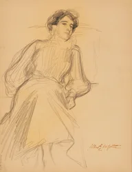 Femme assise