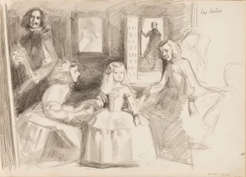 Las Meninas, esquisse d