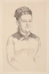Étude de portrait de Mme Anna Sinebrychoff