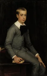 Portrait du lieutenant Alexandre Weissgerber de Stragéwicz enfant