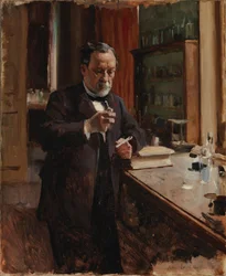 Portrait de Louis Pasteur, étude