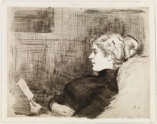 Portrait de Marie Hagelstam (par Heiroth)