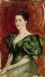 Portrait de Mme Dagmar Dippell, esquisse de composition