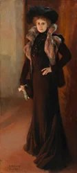 Portrait de la chanteuse d