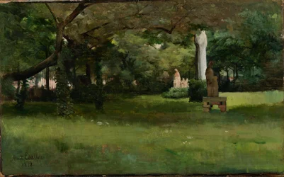 Le jardin du musée de Cluny à Paris
