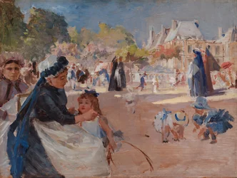Les jardins du Luxembourg, Paris, étude finale