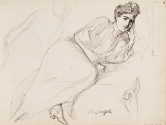 Femme au repos