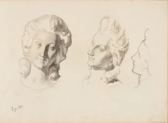 Masques, croquis / 1700 (Rokokoo), croquis