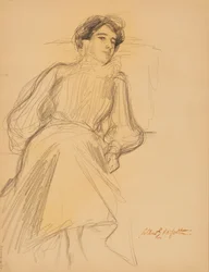 Femme assise