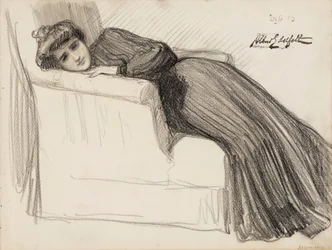 Femme au repos