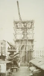 Assemblage de la Statue de la Liberté, 1883