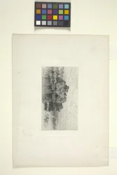 Paysage avec lac