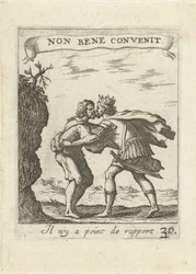 Mendiant et roi (série Devises et emblèmes d