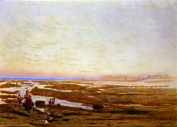 Marée Basse sur la Côte Sud, près de Brighton