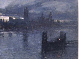 Westminster depuis le pont de Lambeth