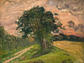Paysage du soir. Tisvilde