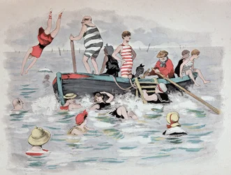 La barque de Dante dans « Étoile de mer ». A. Guillaume. Éditions Simonis Empis, Paris