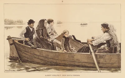 Le dernier voyage (lithographie couleur)