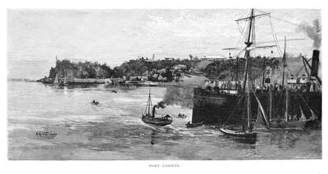 Port Darwin, 1886