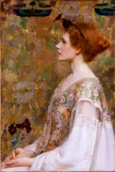 Femme aux cheveux roux