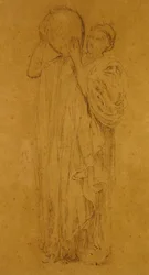Fille avec une cruche, c.1867