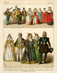 Costume français 1550-1600