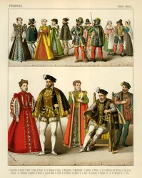 Costume français 1550-1600
