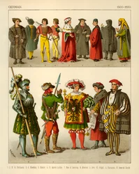 Costume allemand 1500-1550