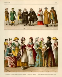 Costumes allemands 1700