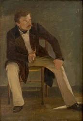 Le peintre Constantin Hansen