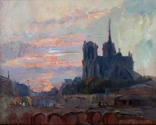 Peinture. Artiste : Albert Lebourg. Localisation : Collection privée, Madrid, Espagne