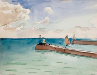 Les Sables d’Olonne, entrée du port