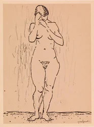 Femme nue debout