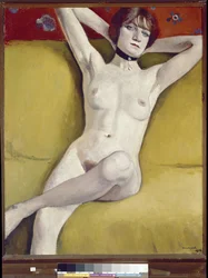 Nu sur le canapé