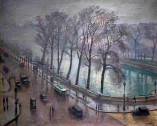 Paris, le Quai Conti en automne