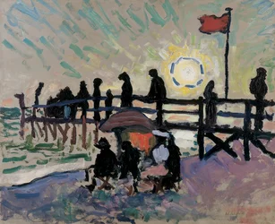 La passerelle à Sainte-Adresse