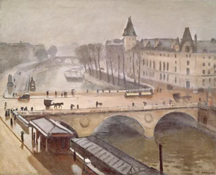 Le Palais de Justice et le Pont au Change, Paris