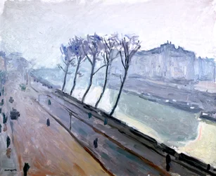 La Seine à Paris, début du XXe siècle