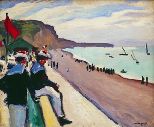 La plage de Fécamp