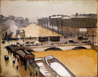Inondation au Pont Saint-Michel