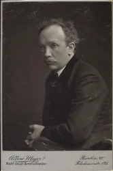 Richard Strauss, compositeur allemand, fin du XIXe ou début du XXe siècle