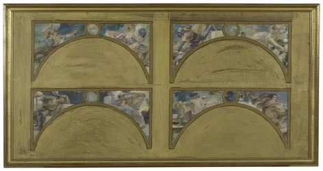 Esquisse pour le Salon des Lettres à l