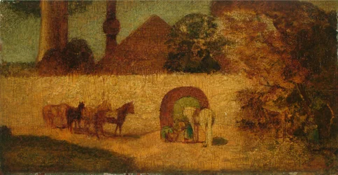 Près du tombeau du Prophète, vers 1882