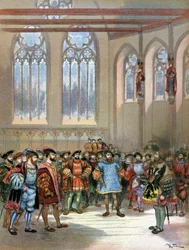 Messager de Charles Quint reçu par François Ier