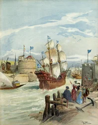 La flotte française au Havre, décidée par François Ier