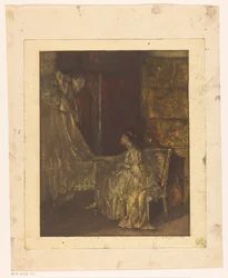 Femme assise sur une chaise à côté d