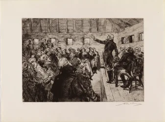 Washington empêche une dictature militaire (extrait du portfolio "The Bicentennial Pageant of George Washington")
