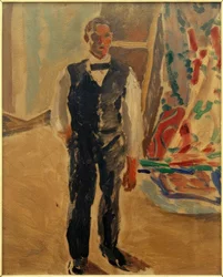 Autoportrait en manches de chemise