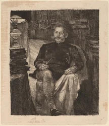 Franz Rose dans son étude